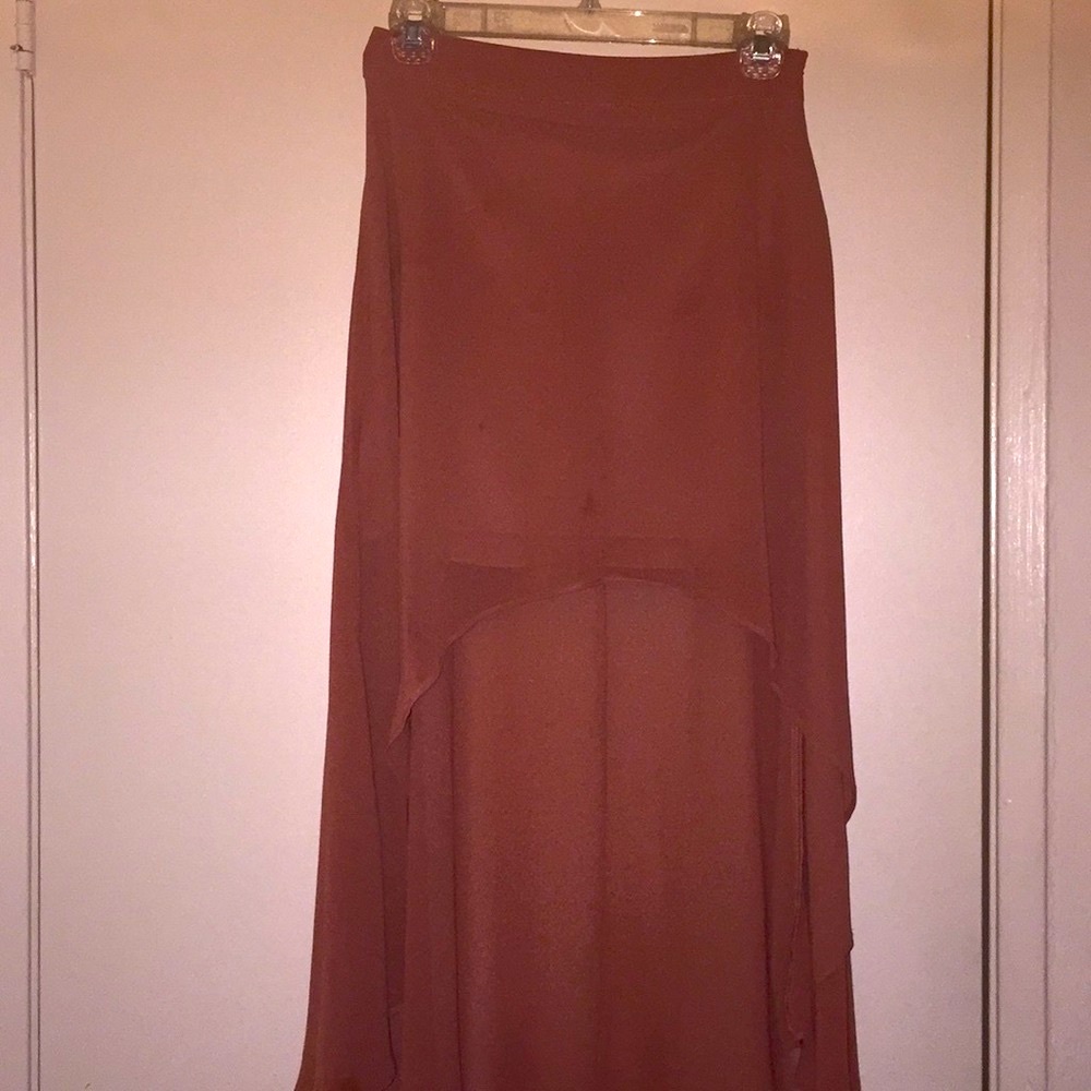 Forever 21 tan skirt
